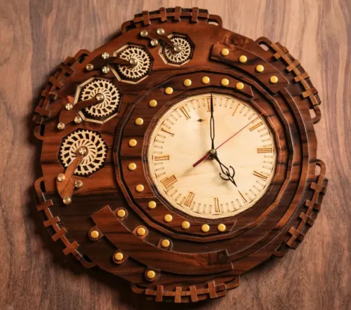 Quick Wooden Wall Clock